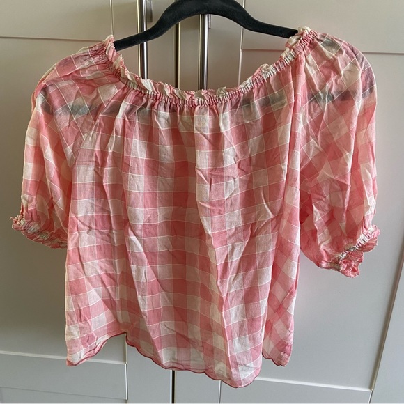 The Great. The Garland top on pink gingham - Picture 8 of 10